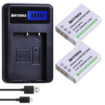 Bateria Batmax 2200mAh NP-95 NP 95 NP95 + carregador USB LCD per a càmera 3D Fujifilm X30 X100 X100S X100T XS1 FinePix F30 F31