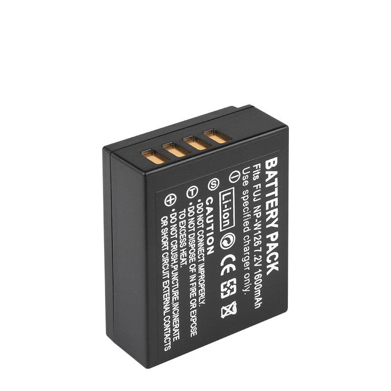 Batterie générique NP-W126 1600mAh pour appareil photo Fujifilm XT20 XT3 XPro1 Pro2 X-Pro1 X-T1 XT1 HS30EXR HS33EXR X PRO1