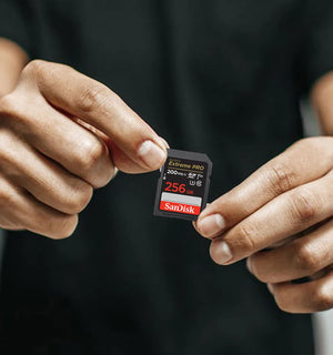 Carte mémoire SD SanDisk extrême Pro 200 MB/s de 32GB à 512GB 4K