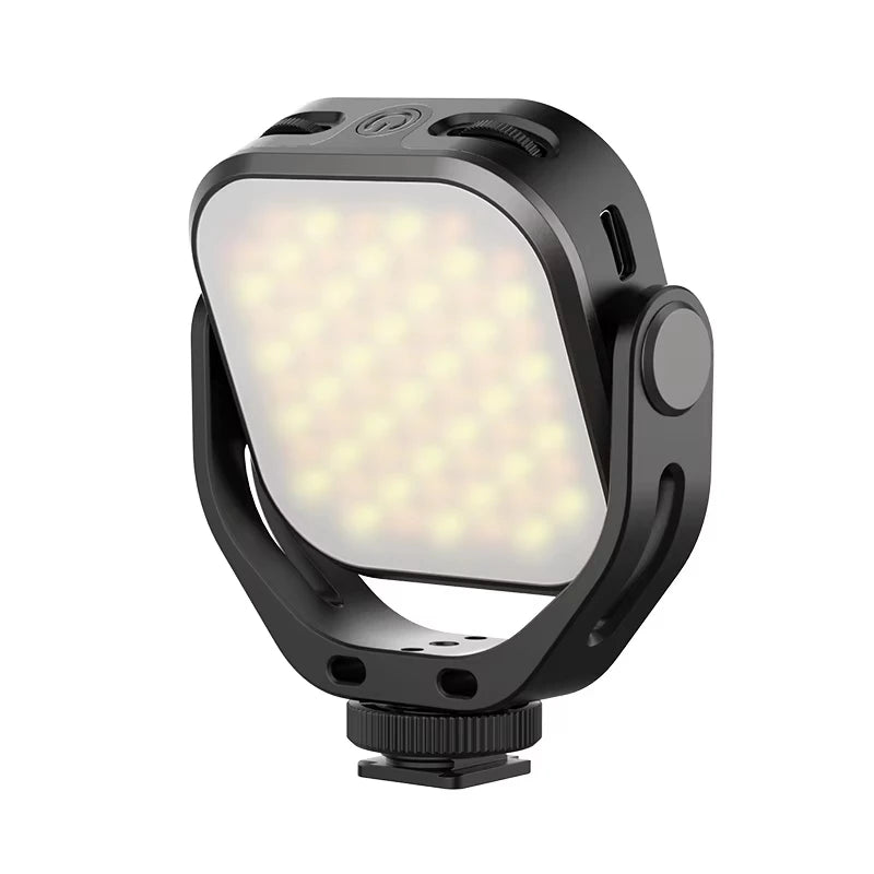 Lampe vidéo LED Portable et réglable Ulanzi VL66 avec support de montage rotatif à 360 degrés, rechargeable pour reflex