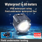 Eclairage LED Seafrogs SL-19 60 mètres Étanche 2000LM Pour Caméra et Téléphone...