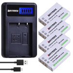 Bateria Batmax 2200mAh NP-95 NP 95 NP95 + carregador USB LCD per a càmera 3D Fujifilm X30 X100 X100S X100T XS1 FinePix F30 F31