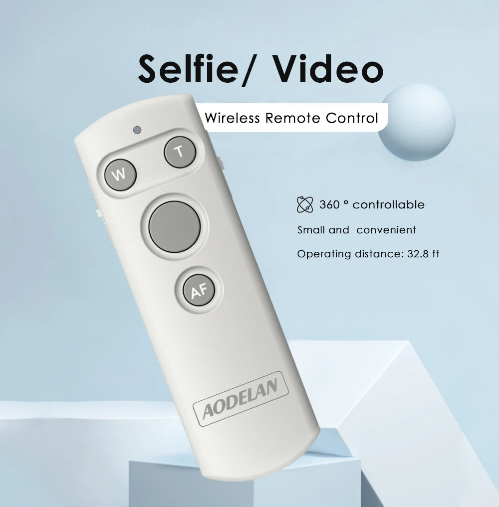 Télécommande AODELAN BR-E1 Déclencheur sans fil pour Canon EOS R10 R8 R7 R6 R6II R5II R5C R3 R M50 M6II G5XII T7i SL2 SL3 200D 250D...