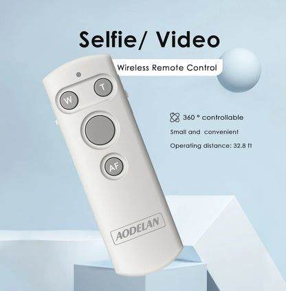 Télécommande AODELAN BR-E1 Déclencheur sans fil pour Canon EOS R10 R8 R7 R6 R6II R5II R5C R3 R M50 M6II G5XII T7i SL2 SL3 200D 250D...