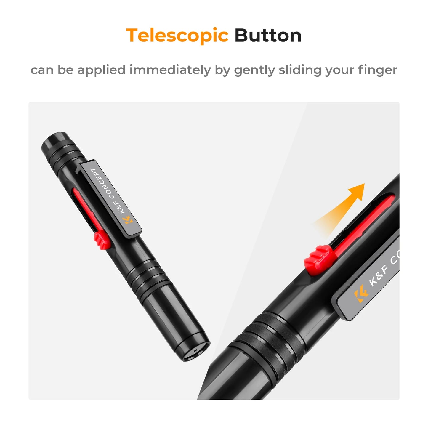 Stylo de nettoyage d'objectif d'appareil photo K&F CONCEPT
