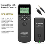 Télécommande intervallomètre AODELAN – minuterie sans fil WTR-2, pour appareil photo Canon, Nikon, Sony, Fujifilm, Panasonic C6, C8, N8, N10, S6, S8, O6, P6