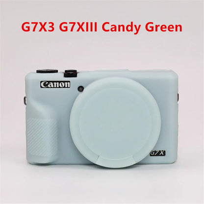 Housse silicone de protection anti-choc pour Canon G7X Mark II III G7XII G7X2 G7XIII G7X3