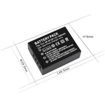 Batterie générique NP-W126 1600mAh pour appareil photo Fujifilm XT20 XT3 XPro1 Pro2 X-Pro1 X-T1 XT1 HS30EXR HS33EXR X PRO1