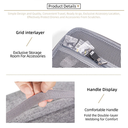 Sac de transport de rangement pour Drone DJI Mini 2/Mini 2 SE/MINI 4K