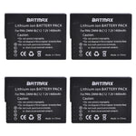 Batterie Batmax 1400mAh DMW-BLC12 BLC12 + Chargeur pour Panasonic Lumix DMC-G7, DMC-G85, DMC-G95, DMC-FZ1000, DC-FZ1000 II