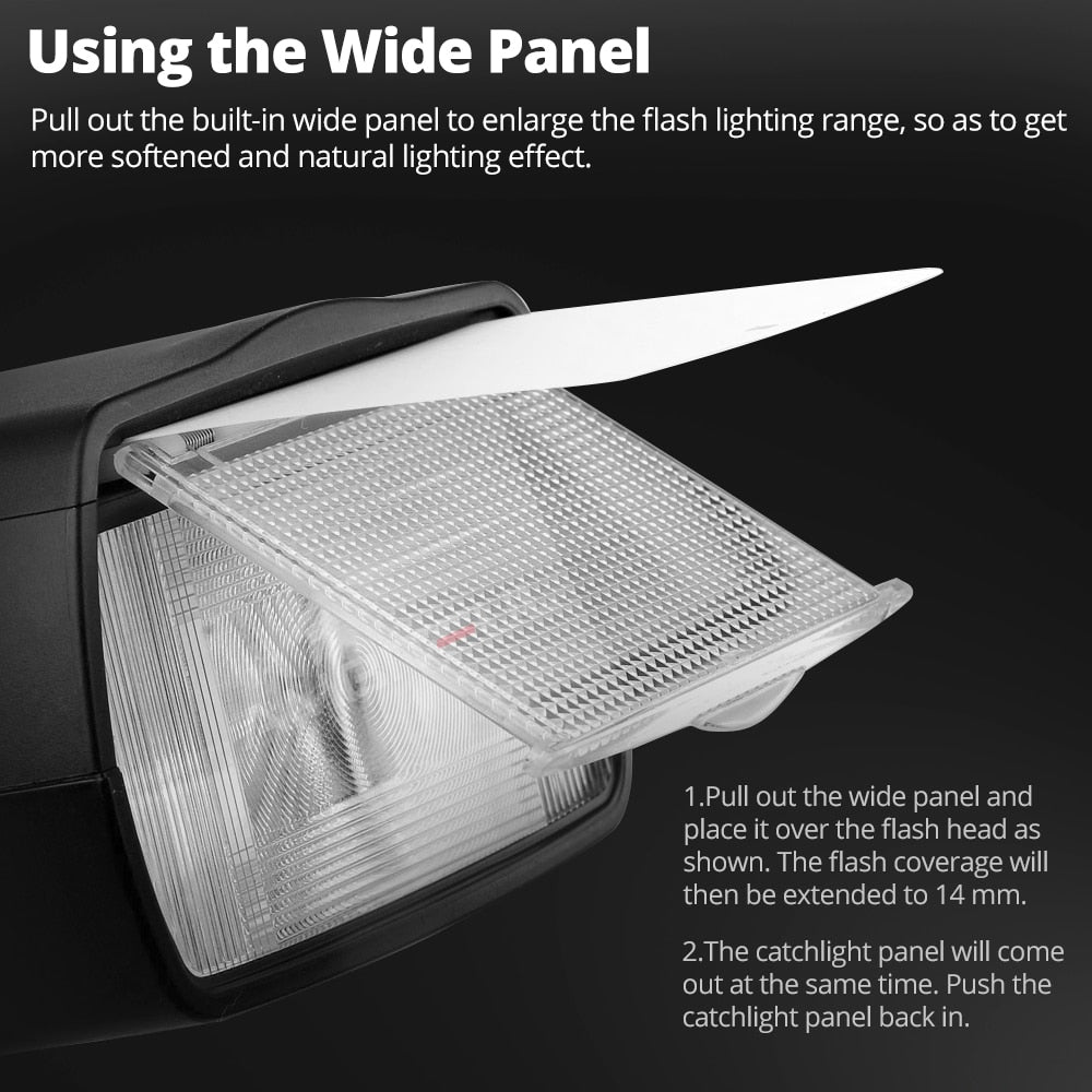 Flash maître/esclave Godox TT600 2.4G sans fil Speedlite avec système de déclenchement intégré pour Canon Nikon Pentax Olympus Fujif Sony