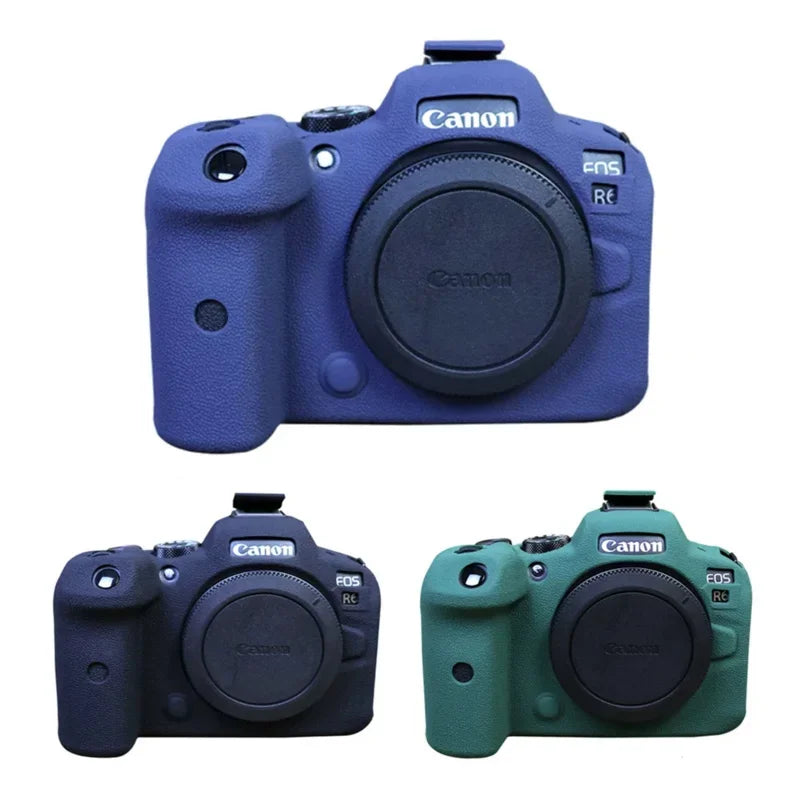 Housse silicone de protection anti-choc pour canon r6 mark ii