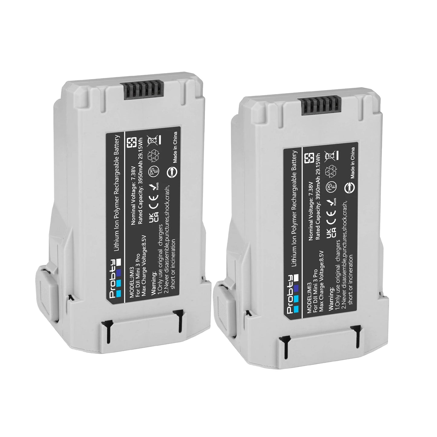 Batterie intelligente Probty + chargeur Hub pour Drone Dji Mini 4 Pro/Mini 3, Mini 3 pro, Plus