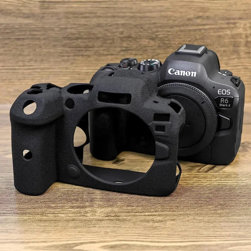 Housse silicone de protection anti-choc pour canon r6 mark ii