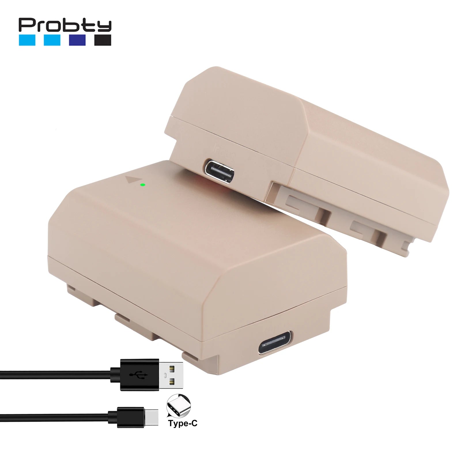 Batterie Probty NP-FZ100 NPFZ100 NP FZ100 avec entrée 5 V 1 A type-c pour Sony A7 III, Alpha A7R III, A7R IV, A9, A6600...