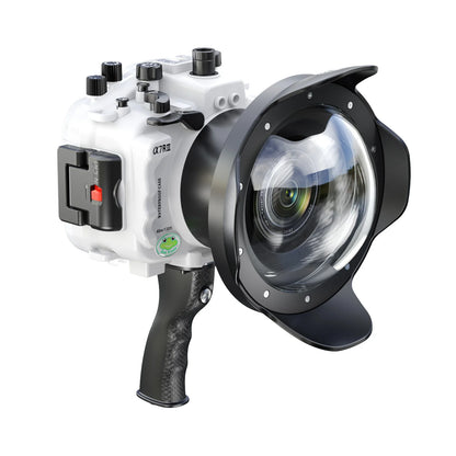 Caisson étanche Seafrogs, 40M pour Sony A7RIII/A7III, objectif 16-35mm 28-70mm 90mm avec poignée pistolet