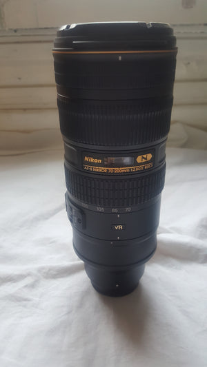 Nikon AF-S 70-200 mm f/2,8 ED VR II excellent état+ garantie