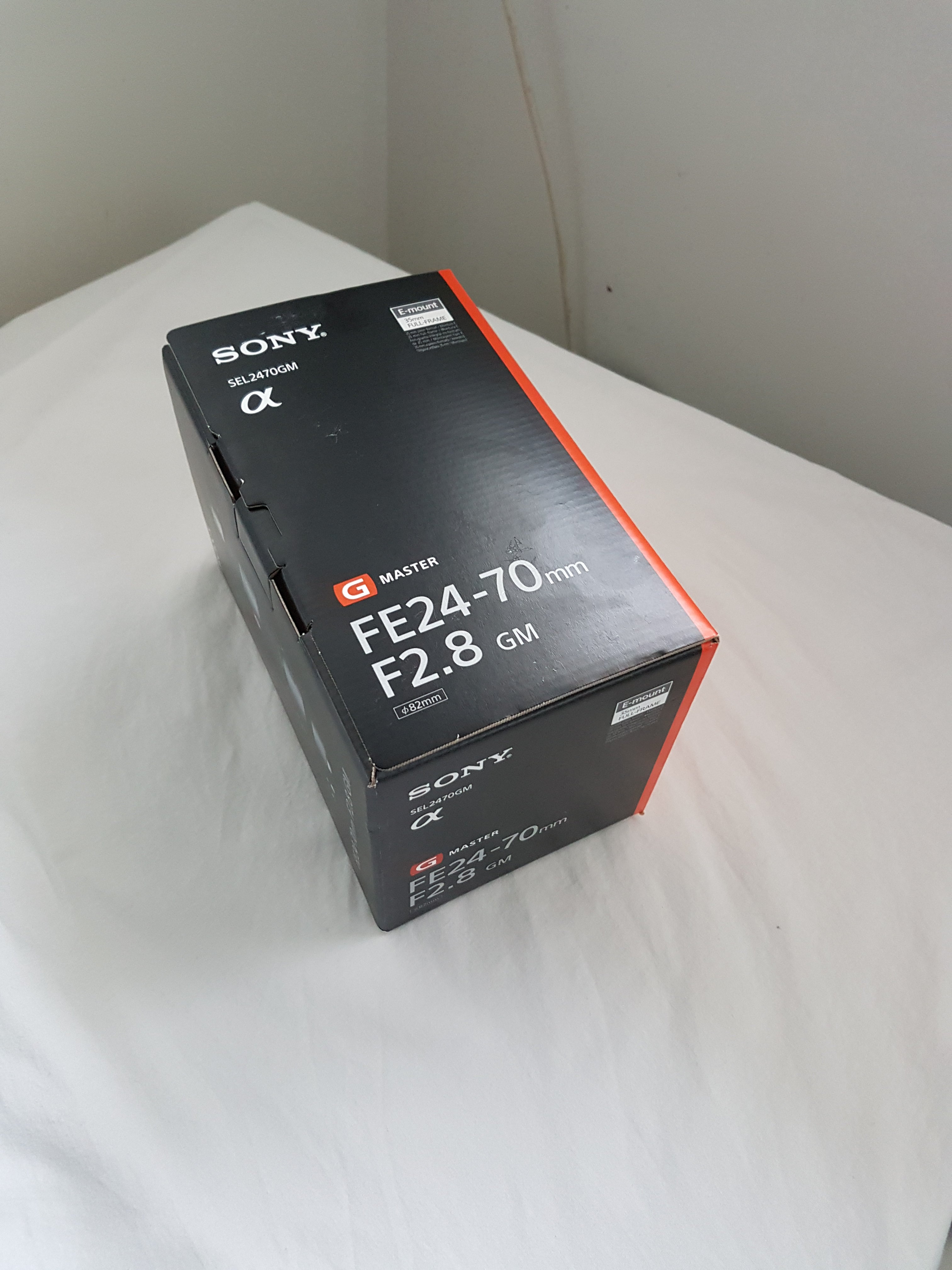 Sony FE 24-70 mm f/2,8 GM neuf + facture + garantie