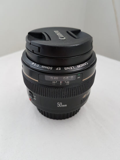 Canon EF USM 50 mm f/1,4 bon état + garantie