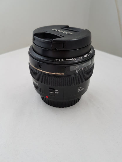 Canon EF USM 50 mm f/1,4 bon état + garantie