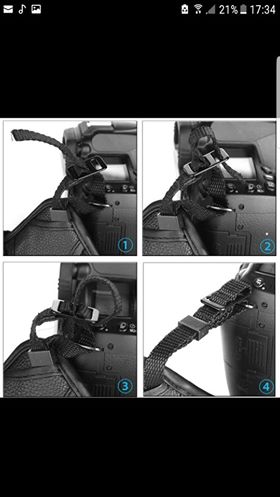 Sangle poignée universelle pour tout type de reflex Canon Nikon Sony Olympus