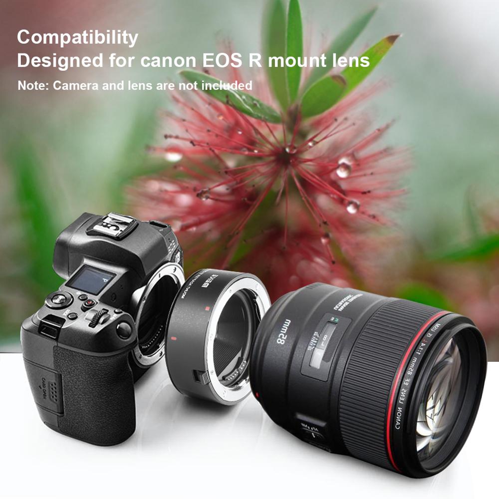 Bague d'adaptation Meike EF-EOSR Auto-Focus pour objectif Canon EF vers EOS-R R5 R6...
