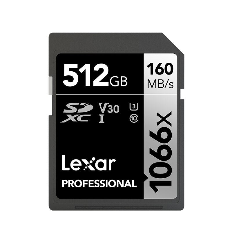 Carte SD Lexar professional 300 MB/s V90 32GB à 512GB 4K 8K