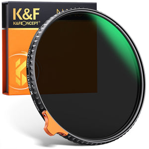 Filtre variable ND K&F Concept Nano-X Series 49 mm à 82mm ND2-ND400