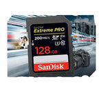 Carte mémoire SD SanDisk extrême Pro et Ultra 200 MB/s de 16GB à 512GB