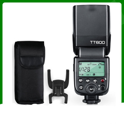 Flash maître/esclave Godox TT600 2.4G sans fil Speedlite avec système de déclenchement intégré pour Canon Nikon Pentax Olympus Fujif Sony