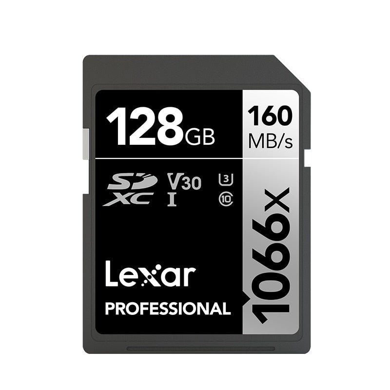 Carte SD Lexar professional 300 MB/s V90 32GB à 512GB 4K 8K