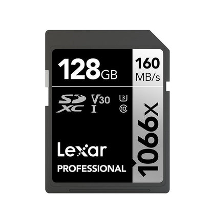 Carte SD Lexar professional 300 MB/s V90 32GB à 512GB 4K 8K