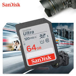 Carte mémoire SD SanDisk extrême Pro et Ultra 200 MB/s de 16GB à 512GB