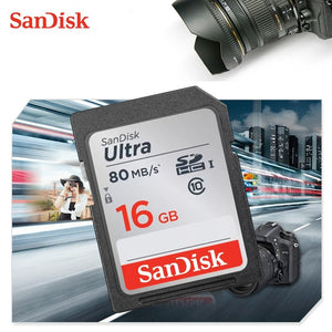 Carte mémoire SD SanDisk extrême Pro et Ultra 200 MB/s de 16GB à 512GB