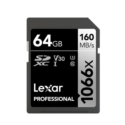 Carte SD Lexar professional 300 MB/s V90 32GB à 512GB 4K 8K