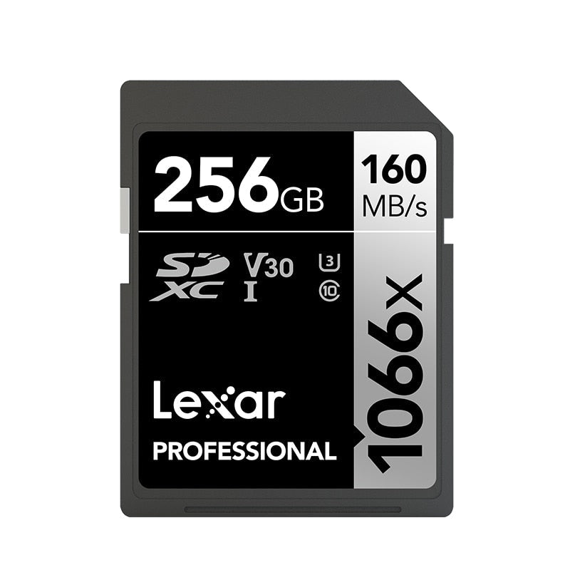 Carte SD Lexar professional 300 MB/s V90 32GB à 512GB 4K 8K