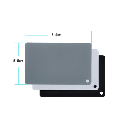 Carte Asdomo 3 en 1 blanc, gis et noir pour réglage balance des blancs, couleurs