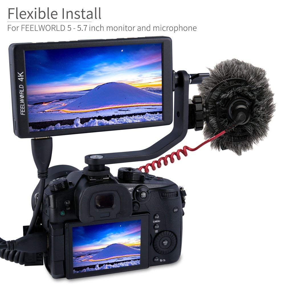 Monture stabilisateur Feelworld FW-TA pour moniteur F5 FW568 S55 F570 F6 ....