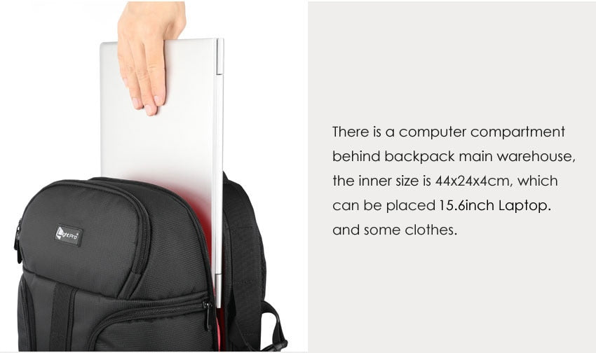 Sac à dos Ightpro TS-30R avec ouverture latérale + housse de pluie