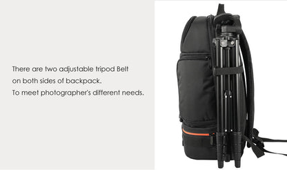 Sac à dos Ightpro TS-30R avec ouverture latérale + housse de pluie