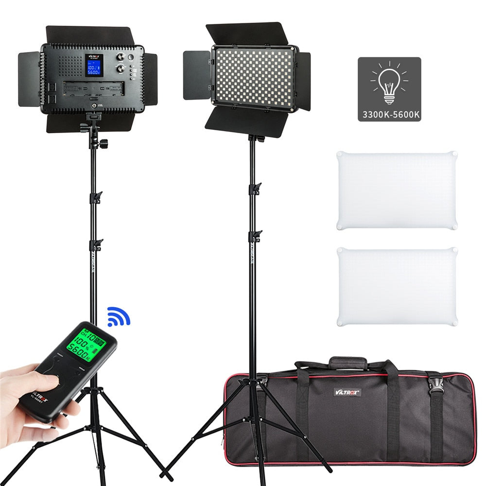 Kit d'éclairage LED VILTROX VL-S192T pour studio