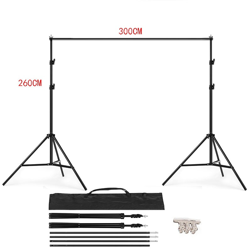 T-shaped studio background support + classic stand