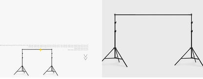 T-shaped studio background support + classic stand