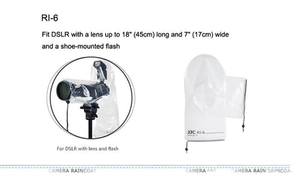 JJC Rain Cover x2 for all types of DSLRs