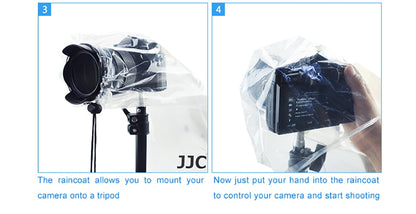 JJC Rain Cover x2 for all types of DSLRs