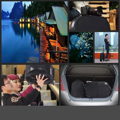 Valise professionnelle à roue Jealiot T-80 pour trépied, 2 reflex + 4 objectifs