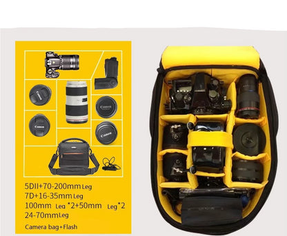 Valise professionnelle à roue Jealiot T-80 pour trépied, 2 reflex + 4 objectifs