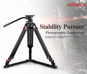 Trépied miliboo Portable tripod MTT609A/B Aluminum/Fibre de carbone 15KG 170 cm