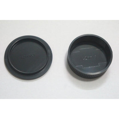 Bouchon objectif reflex avant et arrière monture M42 (argentique)