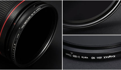 Filtre ND KnightX de ND2 à ND1000 Neutral Density Variable